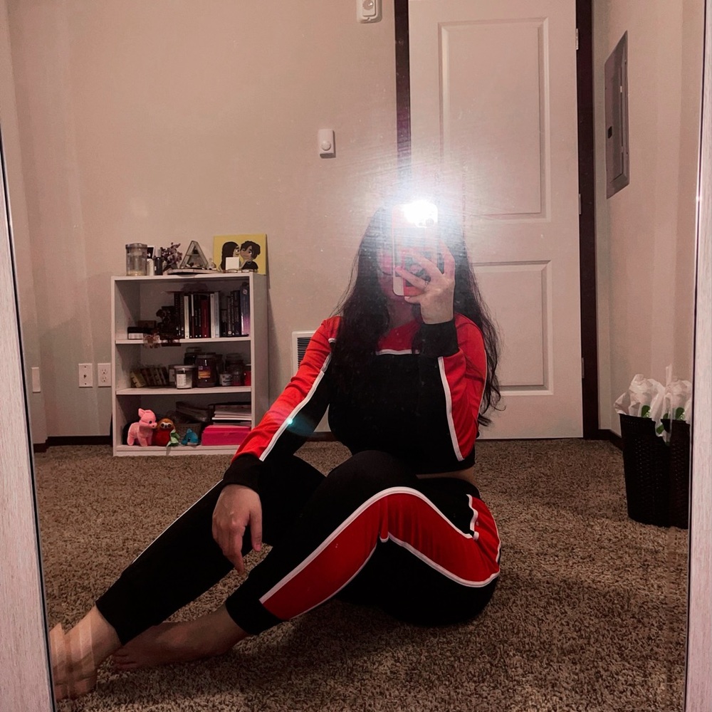 black and red set ❤️